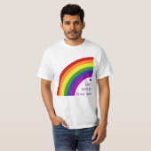 Regenboog Pride Vlag T-shirt (Voorkant volledig)
