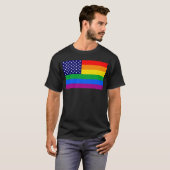 Regenboog Pride Vlag T-shirt (Voorkant volledig)