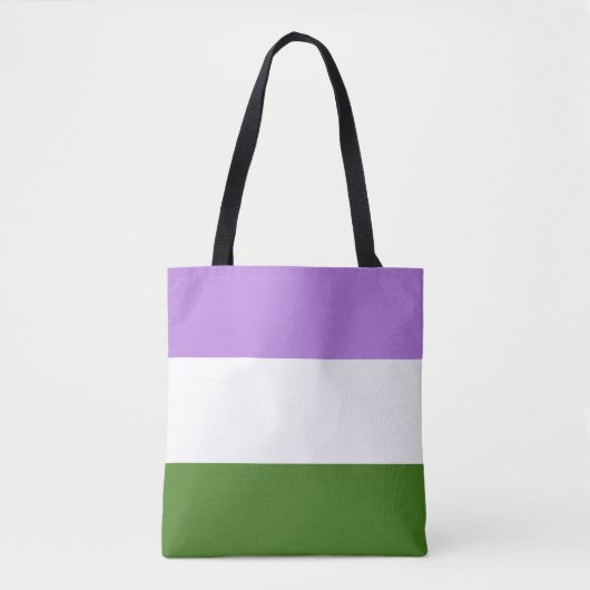 Regenboog Pride Vlag Tote Bag (Voorkant)