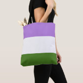 Regenboog Pride Vlag Tote Bag (Dichtbij)