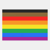 Regenboog Pride Vlag uit Philly Inpakpapier Vel (Voorkant 3)