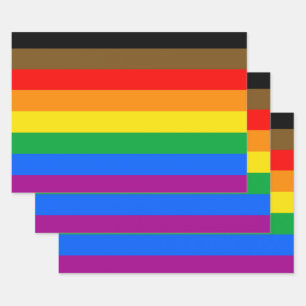 Regenboog Pride Vlag uit Philly Inpakpapier Vel