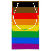 Regenboog Pride Vlag uit Philly Klein Cadeauzakje (Achterkant)