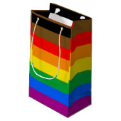 Regenboog Pride Vlag uit Philly Klein Cadeauzakje (Achterkant Gekanteld)