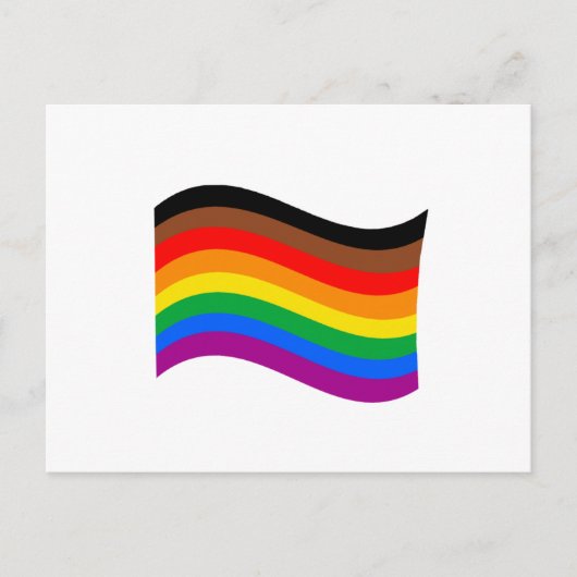 Regenboog Pride Vlag van Philly Briefkaart (Voorkant)