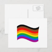 Regenboog Pride Vlag van Philly Briefkaart (Voorkant / Achterkant)