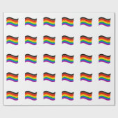 Regenboog Pride Vlag van Philly Cadeaupapier (Vlak)
