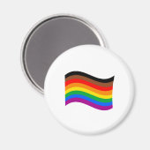 Regenboog Pride Vlag van Philly Magneet (Voorkant / Achterkant)