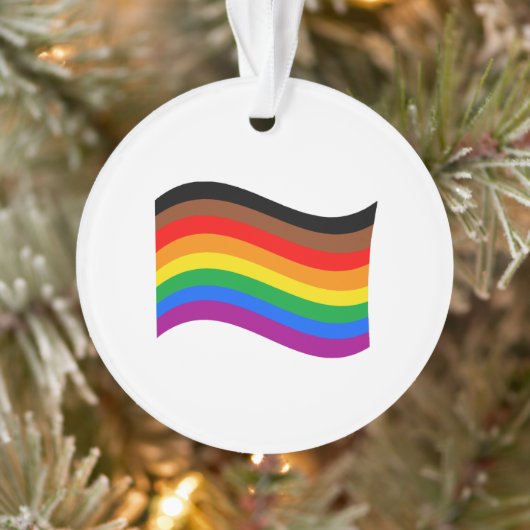 Regenboog Pride Vlag van Philly Ornament (Boom)
