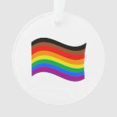 Regenboog Pride Vlag van Philly Ornament (voorkant)