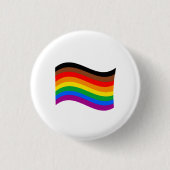 Regenboog Pride Vlag van Philly Ronde Button 3,2 Cm (Voorkant)