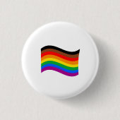 Regenboog Pride Vlag van Philly Ronde Button 3,2 Cm (Voorkant)