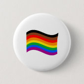 Regenboog Pride Vlag van Philly Ronde Button 5,7 Cm (Voorkant)