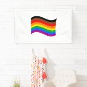 Regenboog Pride Vlag van Philly Spandoek (Insitu)