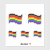 Regenboog Pride Vlag van Philly Sticker (Vel)