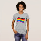 Regenboog Pride Vlag van Philly T-shirt (Voorkant volledig)