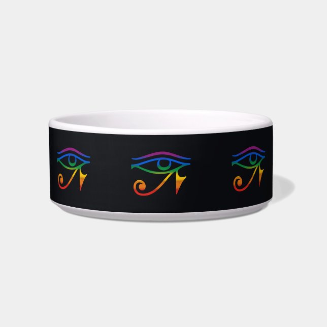 Regenboog Pride Vlag Voerbakje (Voorkant)