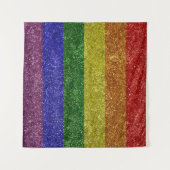Regenboog pride vlag wandkleed (Voorkant (horizontaal))