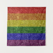 Regenboog pride vlag wandkleed (Voorkant)