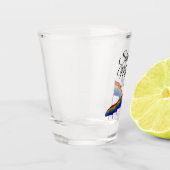 Regenboog Pride vlaggen Trouw Shotglas Shot Glas (Links)