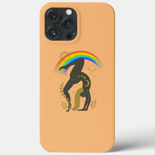 Regenboog Pride Yoga Case-Mate iPhone Case (Achterkant)