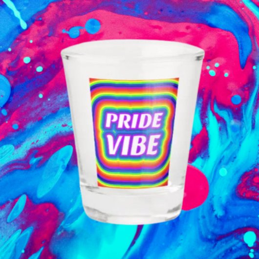 Regenboog PrideVibe Shot Glas