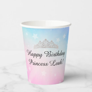 Regenboog Prinses Verjaardag Papier Cups Papieren Bekers