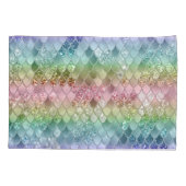 Regenboog Prinses Zeemeermin Schalen #2 #decor #wa Kussensloop (Achterkant)