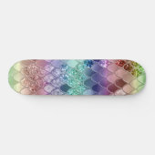 Regenboog Prinses Zeemeermin Schalen #3 Persoonlijk Skateboard (Horizontaal)