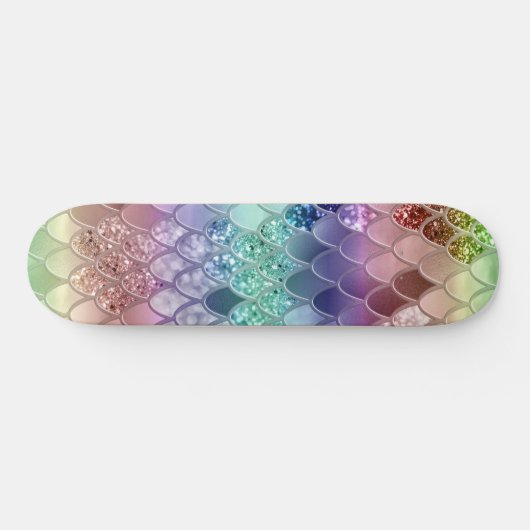 Regenboog Prinses Zeemeermin Schalen #3 Persoonlijk Skateboard (Horizontaal)