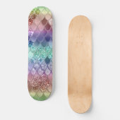 Regenboog Prinses Zeemeermin Schalen #3 Persoonlijk Skateboard (Voorkant)