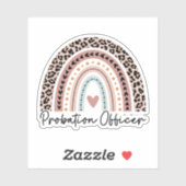 Regenboog, Probation Officer, Gift Sticker (Vel)