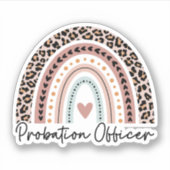 Regenboog, Probation Officer, Gift Sticker (Voorkant)