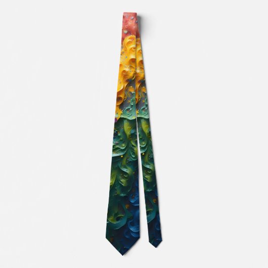 Regenboog professionele stropdas (Voorkant)