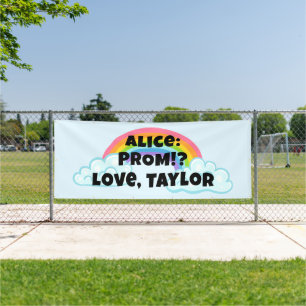 Regenboog Prom Voorstel Banner