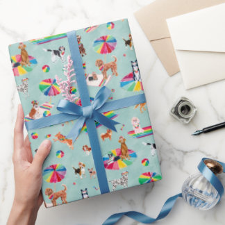 REGENBOOG PROUD HOND CADEAUPAPIER