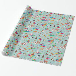 REGENBOOG PROUD HOND CADEAUPAPIER