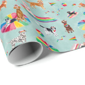 REGENBOOG PROUD HOND CADEAUPAPIER (Rol Hoek)