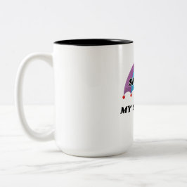 REGENBOOG PROUD MY VEILIGE PLEK LGBTQ 15 OZ. TWEEKLEURIGE KOFFIEMOK