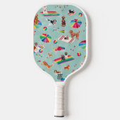 REGENBOOG PROUDHONDSENSTRAND PICKLEBALL PADDLE (Achterkant)