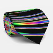 Regenboog psychedelie 2 stropdas (Opgerold)