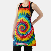 Regenboog Psychedelische Tie-Dye Schort (Insitu)