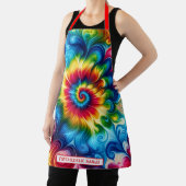 Regenboog Psychedelische Tie-Dye Schort (Insitu)