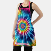 Regenboog Psychedelische Tie-Dye Schort (Insitu)