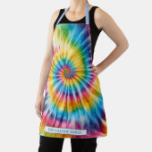 Regenboog Psychedelische Tie-Dye Schort (Insitu)
