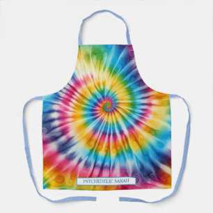 Regenboog Psychedelische Tie-Dye Schort