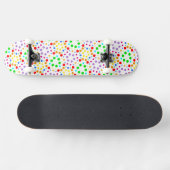 Regenboog Punten Persoonlijk Skateboard (Horizontaal)