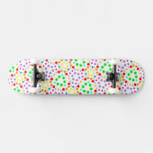 Regenboog Punten Persoonlijk Skateboard (Horizontaal)