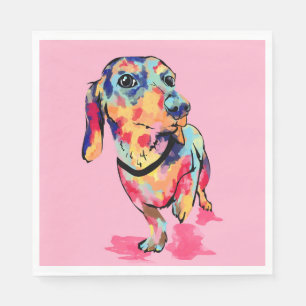 Regenboog Pup Servet