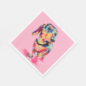 Regenboog Pup Servet (Hoek)